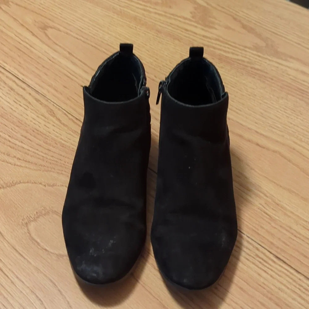 Style & Co. Black ankle booties